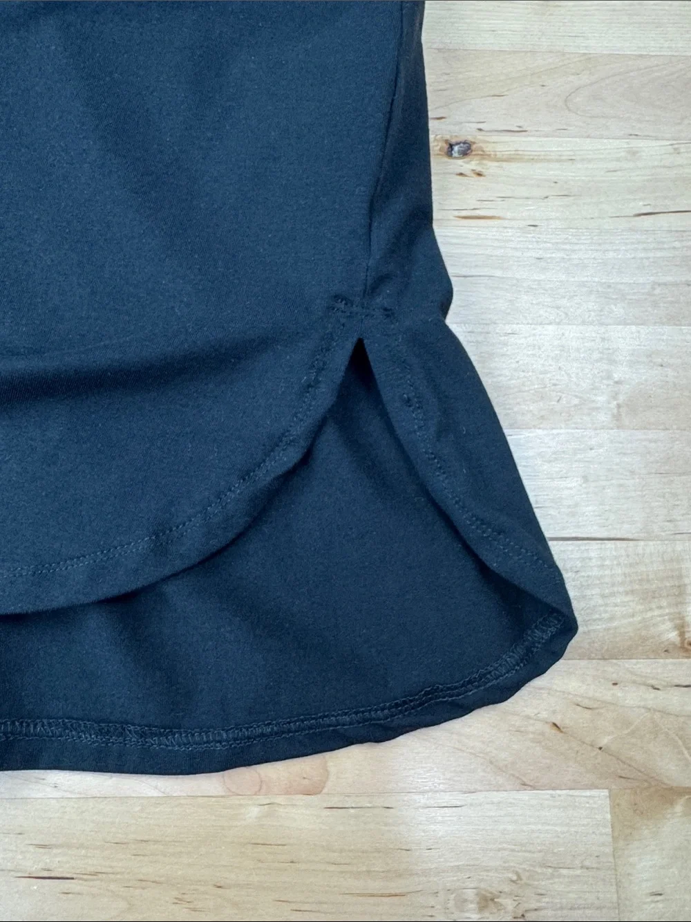 J Jill Luxe Supima Tunic Shirt Black Size S Soft Stretch
